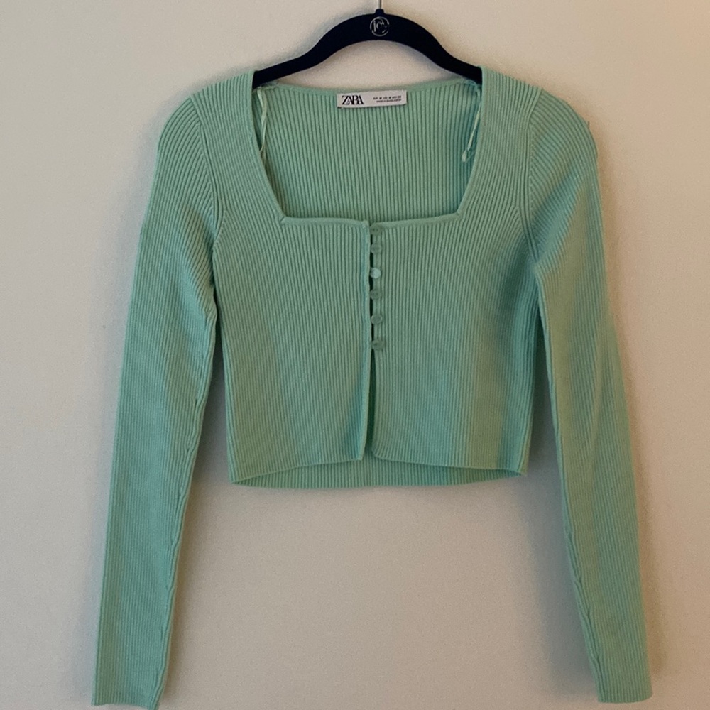 Zara cropped cardigan